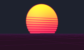 Vaporwave Sun