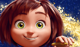 Image of June from Wonderpark, staring into the distance